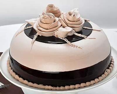 Chocolate Cake Dome Shaped